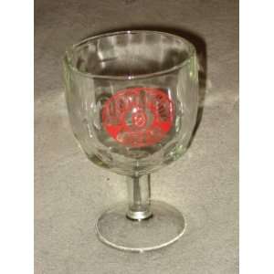  Vintage Clear Glass  Iron City  Beer Glass   6 Inches 