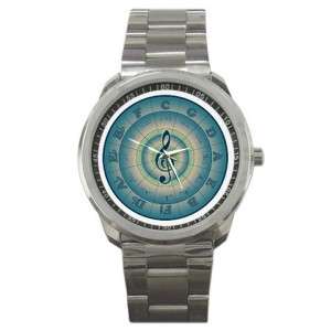 Colorful Circle of Fifths Music Fan Sports Metal Watch  