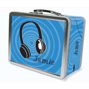  Headphones Personalized Lunch Box