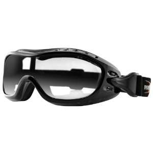   Bobster Nighthawk Sunglasses   OTG Hawk Black Clear Lens: Automotive