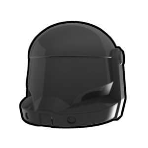  Black Commando Helmet   LEGO Compatible Minifigure Piece 