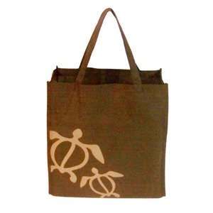  Hawaiian Tote Bag Style Eco Turtle Brown: Kitchen & Dining