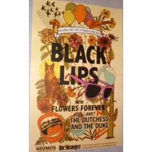  Black Lips Poster   Sg Concert Flyer