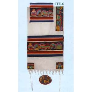   Tribes Tallit Prayer Shawl Set   Size 42 x 77 