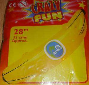 JUMBO inflatable HUGE BANANA 28 71cm long new  