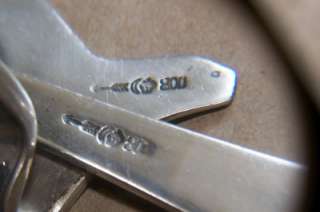 Robbe & Berking 800 Silver German Art Deco 3pc lot, Ladle, 2 Knife 