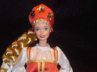 RUSSIA russian princess Dolls of the world BARBIE DOTW  