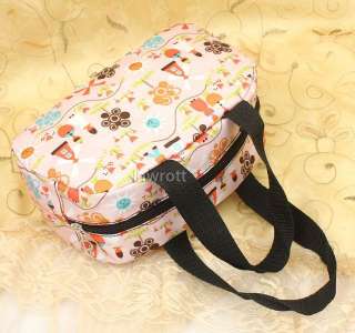   small handbag clutch lunch box multipurpose bag Good life pattern case