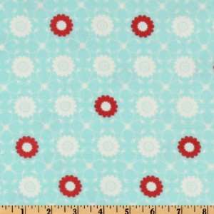   Bliss Flannel Marmalade Aqua Fabric By The Yard: Arts, Crafts & Sewing