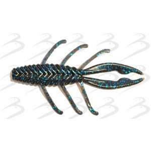  Bruiser Baits   The Intruder   Black Blue Flake Sports 