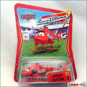 Disney Pixar Cars Kathy Copter Red helicopter RaceORama  