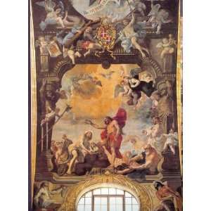   oil paintings   Mattia Preti   24 x 32 inches   The Baptism of Christ