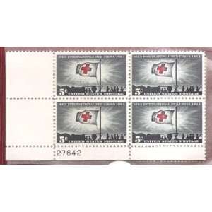  Stamps US International Red Cross Cuban Refugees Sc1239 MNH Block 