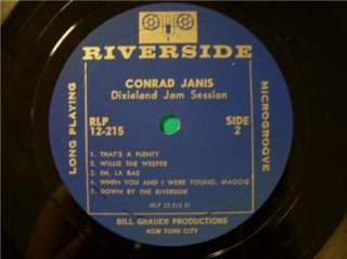 33 LP Conrad Janis Dixieland Jam Session RLP 12215  