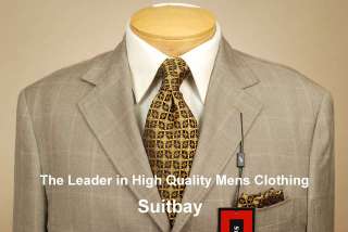 44L Suit STEVE HARVEY SUPER120 Gold Mens Suits H60  