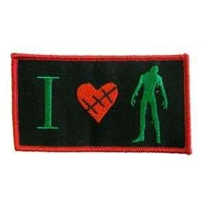   Love Zombies Iron on Patch Heart Horror Evil Dead 80s: Everything Else