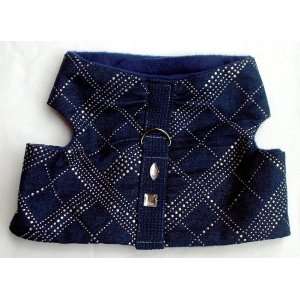  Sparkle Blue Handcrafted Dog Coat by Canine Coature: Pet 