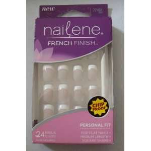   Nails 24 Nails Includes Glue 12 Sizes Box of Square Shape Short Nails