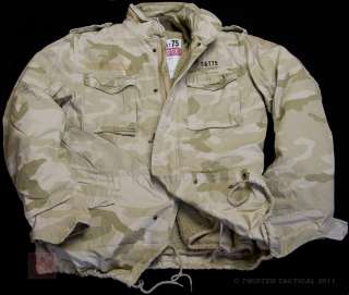 M65 ARMY FIELD JACKET & QUILTED LINER DESERT STORM  