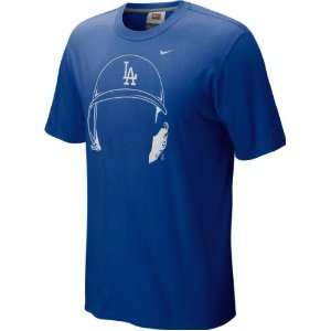 Los Angeles Dodgers Royal Blue Nike Hair itage Andre Ethier Player Tee