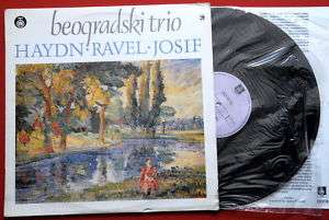 BG TRIO HAYDN/RAVEL/JOSIF PIANO CLASSICAL EXYU LP MINT  