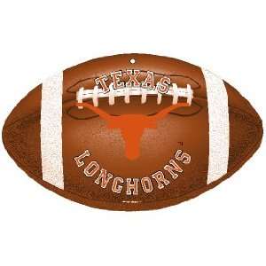  Texas Longhorns Football Shaped Sign *: Sports & Outdoors