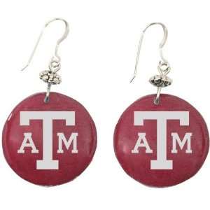  Texas A&M Aggies Offense Sterling Silver Earrings Sports 