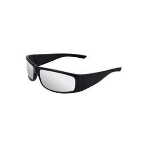  Boas Xtreme Black Frame Silver Lens Safety Sunglasses 