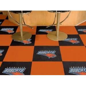  Charlotte Bobcats 20Pk Area/Game Room Carpet/Rug Tiles 