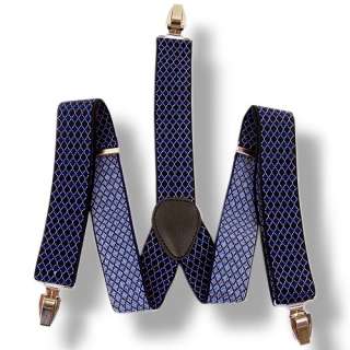 New Mens Adjustable Clip on suspenders braces BD504  