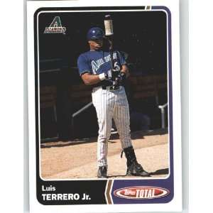  2003 Topps Total #532 Luis Terrero   Arizona Diamondbacks 
