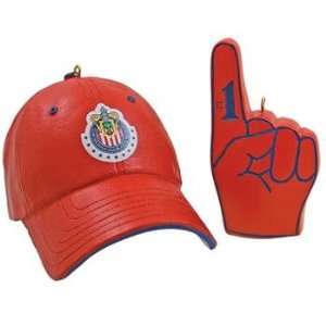 Mexican Soccer Cap & Finger Ornament Set:  Sports 