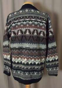 Womens REI 100% Wool Sweater Jacket  Size Large  