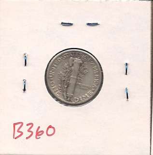 1931 Mercury Dime Ten Cent Almost Uncirculated B360  
