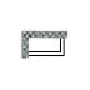 Duravit 8805 Corner Left Tub Furniture Panel w/Step on Right & Support 