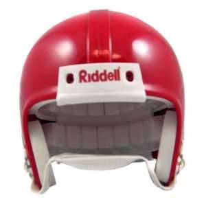   Riddell Blank Mini Football Helmet Shell   Cardinal