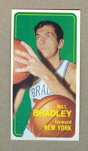 1970 71 TOPPS BILL BRADLEY #7 * New York Knicks  