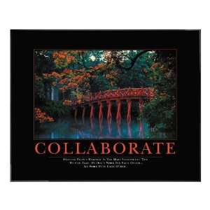    Successories Collaborate Motivational Poster