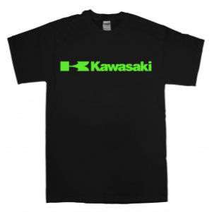 Kawasaki Racing Tee Shirt Black  