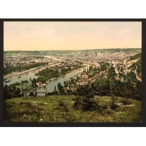    Photochrom Reprint of Bonsecours, Rouen, France: Home & Kitchen