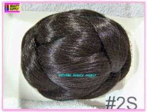 hair bun chignon dome piece wiglet hairdo style S # 2  