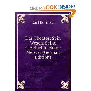   Seine Geschichte, Seine Meister (German Edition) Karl Borinski Books