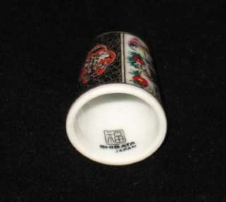 Shibata Porcelain IMARI Thimble w/Box & Certificate TCC  