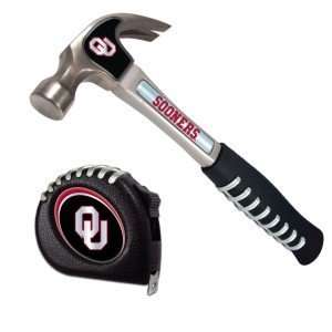   Sooners Pro Grip Tape Measure and Hammer Set
