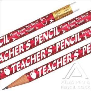 Foil Teachers Pencils  144 pencils per box Office 