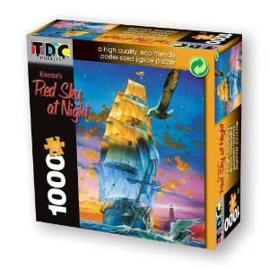  TDC Games Eco Friendly Puzzle   Red Sky at Night: Toys 