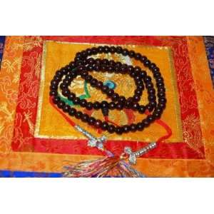  Large Rosewood Mala Beads with Counters for Meditation 