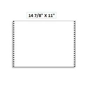  14 7/8 x 11 Blank White Computer Paper (2,300 sheets 