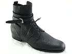 Pierre Hardy Black Shark skin Jodphur Boots 12 US