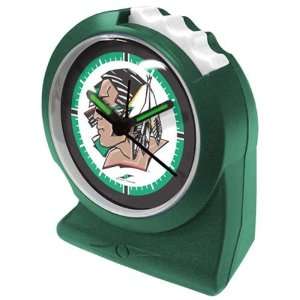 North Dakota Fighting Sioux Green Gripper Alarm Clock  :  